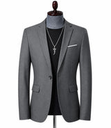 Blazer masculino cinza — Terno Lux