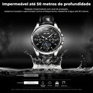 Relógio Pulseira De Couro - TERNO LUX