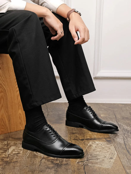 Sapato Masculino Oxford Preto - TERNO LUX