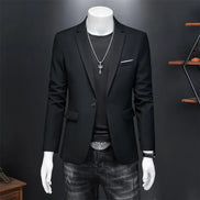 Blazer Masculino Preto | Reforçado à mão - TERNO LUX