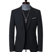 Blazer Masculino Preto | Reforçado à mão - TERNO LUX