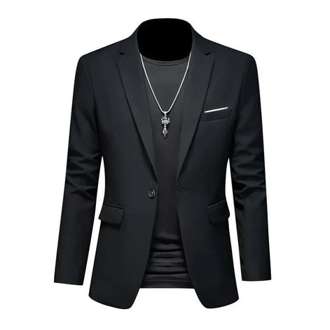 Blazer masculino preto — Terno Lux