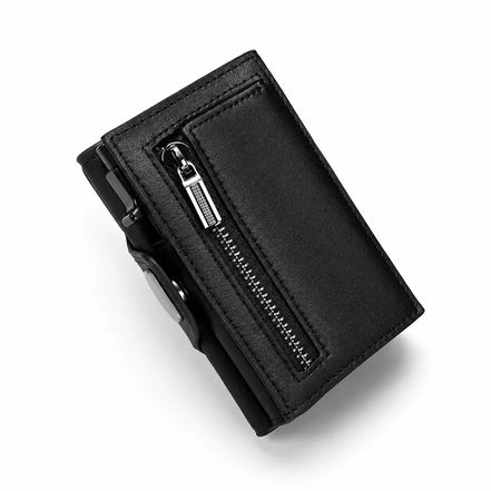 Carteira Masculina em Couro com Bloqueio RFID - TERNO LUX
