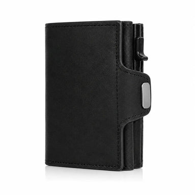Carteira Masculina em Couro com Bloqueio RFID - TERNO LUX