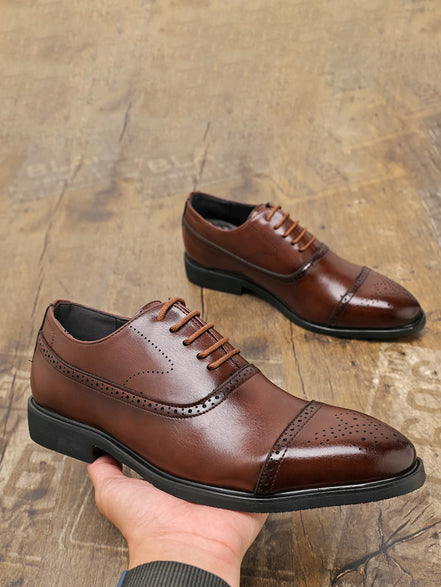 Sapato Masculino Oxford Marrom - TERNO LUX