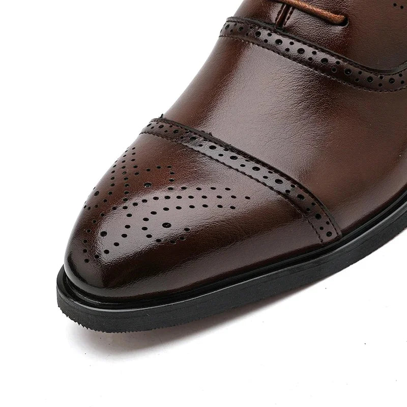 Sapato Masculino Oxford Marrom - TERNO LUX