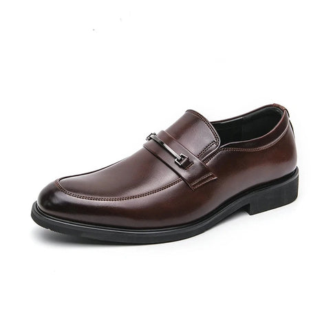 Sapato masculino mocassim marrom fundo branco — Terno Lux