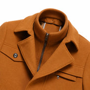 SOBRETUDO MASCULINO MARROM – TERNO LUX