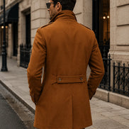 SOBRETUDO MASCULINO MARROM – TERNO LUX