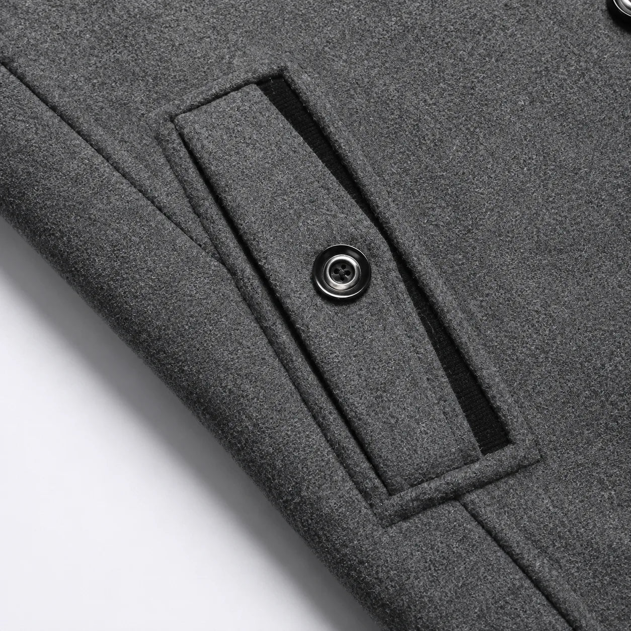 SOBRETUDO MASCULINO CINZA – TERNO LUX