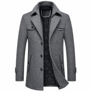 SOBRETUDO MASCULINO CINZA – TERNO LUX