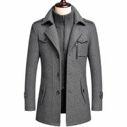 SOBRETUDO MASCULINO CINZA – TERNO LUX