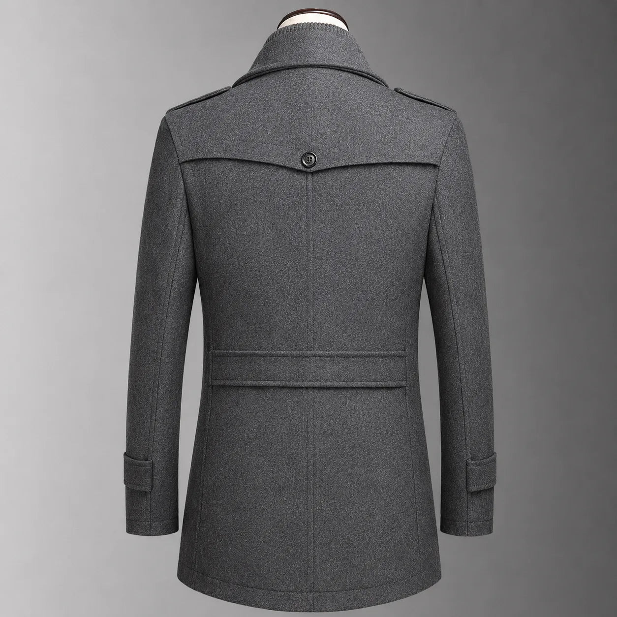 SOBRETUDO MASCULINO CINZA – TERNO LUX