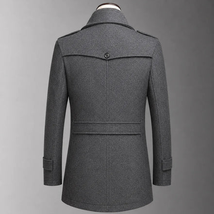 SOBRETUDO MASCULINO CINZA – TERNO LUX