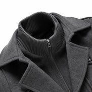 SOBRETUDO MASCULINO CINZA – TERNO LUX