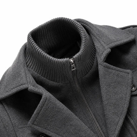 SOBRETUDO MASCULINO CINZA – TERNO LUX
