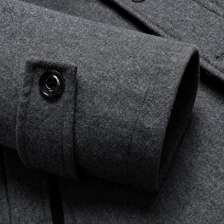 SOBRETUDO MASCULINO CINZA – TERNO LUX