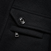 SOBRETUDO MASCULINO PRETO – TERNO LUX