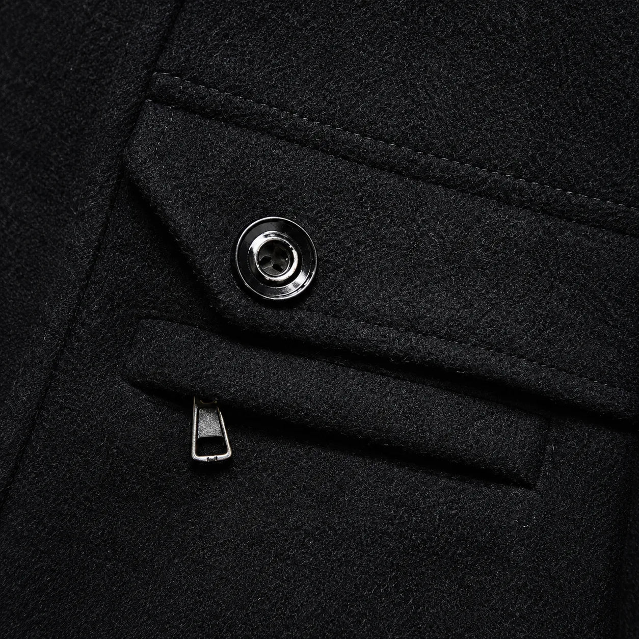 SOBRETUDO MASCULINO PRETO – TERNO LUX