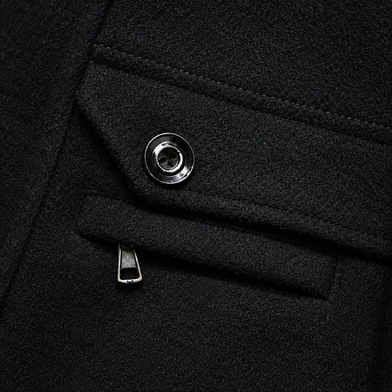 SOBRETUDO MASCULINO PRETO – TERNO LUX
