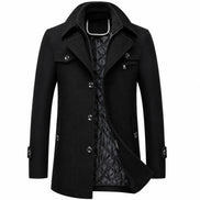 SOBRETUDO MASCULINO PRETO – TERNO LUX