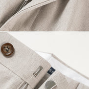 Terno masculino cruzado detalhe do zíper do bolso — Terno Lux