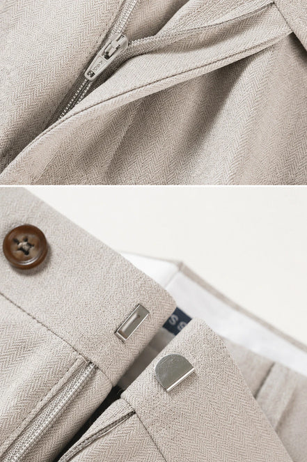 Terno masculino cruzado detalhe do zíper do bolso — Terno Lux