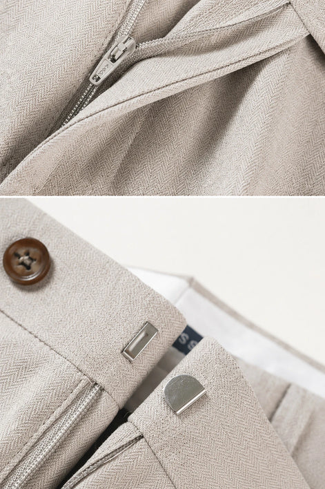 Terno masculino cruzado detalhe do zíper do bolso — Terno Lux