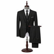 Terno preto masculino 3 peças — capa manequim
