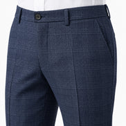 Terno Xadrez Azul 3 peças